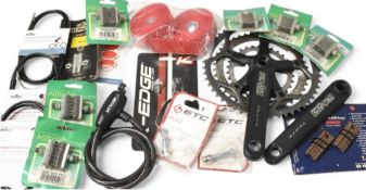 Cycling Accessories Truvativ chain wheel, Astro brake blocks, brake cables, Bike lock, ETC Bolts,
