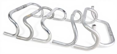 Cycling Accessories – 6x various Handlebars – details such as Cinelli LA 84, Ambrosio, Falcon Cycles