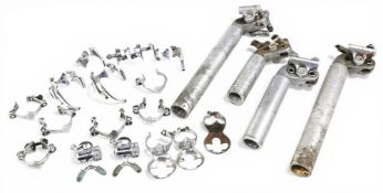 Cycling Accessories - Campagnolo Gear Cable Guides selection and 4x Campagnolo seat posts – plus