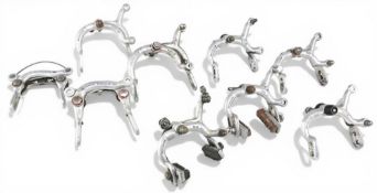 Assorted Bicycle brake callipers (9) – includes Weinmann Type 500, type 730 and Weinmann Vainqueur