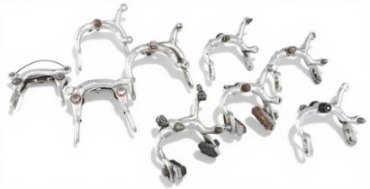 Assorted Bicycle brake callipers (9) – includes Weinmann Type 500, type 730 and Weinmann Vainqueur