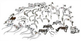 Cycling Parts/Accessories – features brake callipers and levers – marked Coureur, Hiduminium,