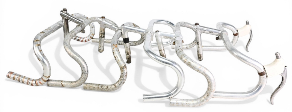Cycling Accessories – 6x various Handlebars – details such as SR Road Champion Sakae custom with