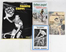 Cycling Books Fausto Coppi (4) incl Fausto Coppi by Jacques Augendre, Fallen Angel The Passion of