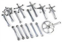 Campagnolo Cycling Parts – Crank Arms and Spider – right sides marked 170 Strada, 170 Pista,