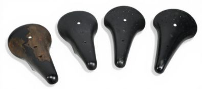 Cycling Accessories - Vintage Cinelli Unicantor Brevettata Plastic Bicycle Saddles/Seats x4 – 2x