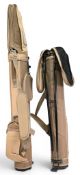 2x Silver Line lightweight Golf Carry Bags with stands, rigid construction, divider internally, with