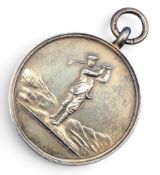 1953 The News of The World Silver Golf Fob Medal - and embossed on the reverse 