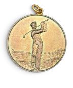 1959 Silver The Artisan Golfers Association Fob Golf Medal - and embossed on the reverse 