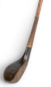 G Brews of Blackheath dark stained transitional brassie with full wrap over brass sole plate with