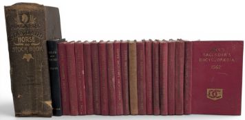 1906 Magner’s Standard Horses and Stock Book (with wear), Horse and Hound Yearbook 1954, plus a
