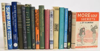 Golf Books to include More Golf Secrets 1960 H A Murray, Rabbit into Tiger 1964 Tom Haliburton,