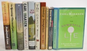 Golfing Novel Books to include Deadly Deception 2005 Susan P Mucha, The Edict 2007 Bob Cupp, The