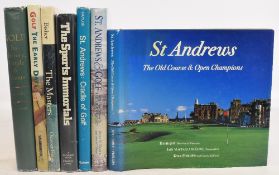 Golf Books to include St Andrews The Old Course & Open Champions 2006 David Joy, St Andrews and Golf