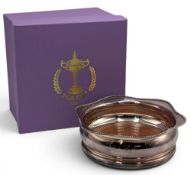 2007 PGA Cup Champagne/Wine Bottle Coaster made by Arthur Price, silver plated with PGA Cup 2007