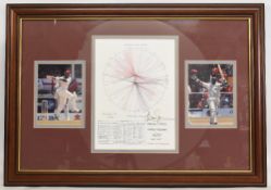 Framed Bill Frindall 