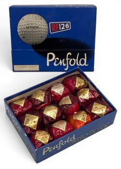 Vintage Box of Penfold RF126 Wrapped Golf Balls, good condition