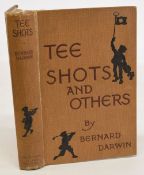 Tee Shots and Others 1911 Bernard Darwin 1st edition, cloth bound hardcover book in VG condition