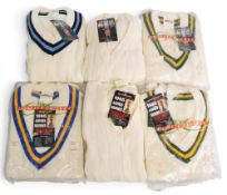 Collection old Shop Stock: David Gower Cricket Vests and a Jumper, all by Seton Sports size Large