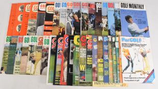 Golf Magazines to include Golf Monthly 1961-1988 (27), Pro Golf 1976-1978 x7, Golf World x2,