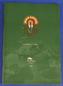 Horse Racing Grand National 2013 racecard hand signed by all 40 jockeys who raced in the Grand