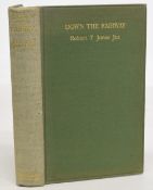 Down the Fairway 1927 Robert T Jones 1st edition, hardcover book in VG-G condition