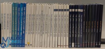 1989-2022 The Open Championship Annuals - a full run - good clean collection - heavy lot (38)