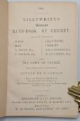 1844 Lillywhite – Cricket: very scarce edition of Lillywhites Guide to Cricketers, 22 page plus