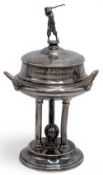 1972 Silver Hallmarked Sheffield Walker & Hall Golf Trophy, presented by Compair Construction &