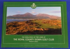 The Evolution of the Links at The Royal County Down Golf Club 2006 Richard Latham, hardcover book in