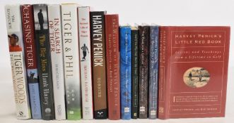 Tiger Woods and Harvey Penick Golf Books to include Harvey Penicks’ Little Red Book, Harvey Penick