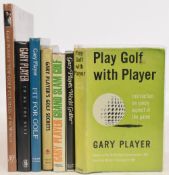 Golf Book featuring Gary Player to include Play Golf with Player (signed) 1966, World Golfer 1975,