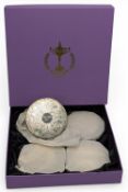 2007 PAG Cup Coaster Set of 4 made by Arthur Price, silver plated with PGA Cup 2007 engraved to