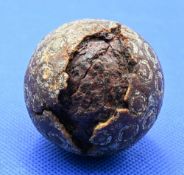 Army & Navy Hexagonal pattern rubber cored Golf Ball with raised hexagonal discs, ‘Army & Navy to