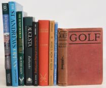 Golf Books to include Golf 1914 Arnaud Massy, Collecting Old Golfing Clubs 1990 Alick A Watt, The