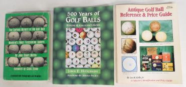 Golf Ball Books to include: The Curious History of the Golf Ball Mankind’s Most Fascinating Sphere