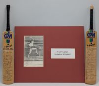 Fred Truemans Yorkshire & England Cricket signed Photograph/Print, mounted on card ready to