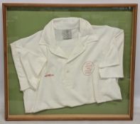 Gary Lineker 1988 Golf Polo Shirt - charity appeal shirt – framed and glazed. The appeal set up to