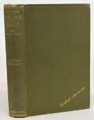 Fifty Years of Golf 1921 Andra Kirkaldy 1st edition, cloth bound hardcover book in good condition