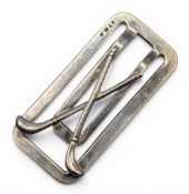 Period 925 Silver Money Clip with crossed long nosed golf clubs 15g