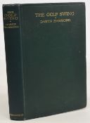 The Golf Swing 1920 Daryn Hammond 1st edition, cloth bound hardcover book, uncut edge, small foxing,
