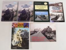 Golf/Railway Books to include The St Andrews Railway 2008 Andrew Hajducki, Michael Jodeluk & Alan