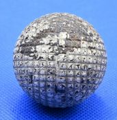 Small mesh pattern gutty Golf Ball with no apparent makers details, some age related distress to