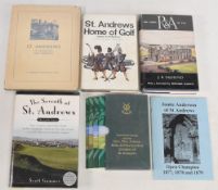 St Andrews themed golf books and publications to include St Andrews Its Character and Tradition