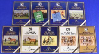 Horse Racing Grand National meeting racecards and tickets 1993-1999 to include 1993, 1994 and