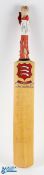 Autograph - 1999 Essex v England at Chelmsford World Cup Warm Up game, multi signed cricket bat -