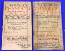 The World’s Champion Golfers c1924 Roger and Joyce Wethered 16pp illustrated with folding