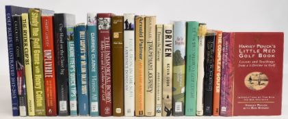 Golf Books to include Harvey Penick’s Little Red Book 1993, No Tie Required Playing Golf without a