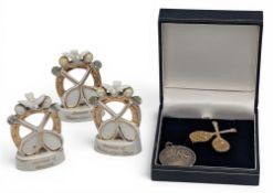Tennis Ceramic Tourist Ornaments and Collectables: souvenirs of Skegness, and Weston super Mare
