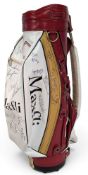 Multi signed Maxifli Golf Bag: to include golfer signatures of Craig Parry, Barry Lane, Garry Evans,